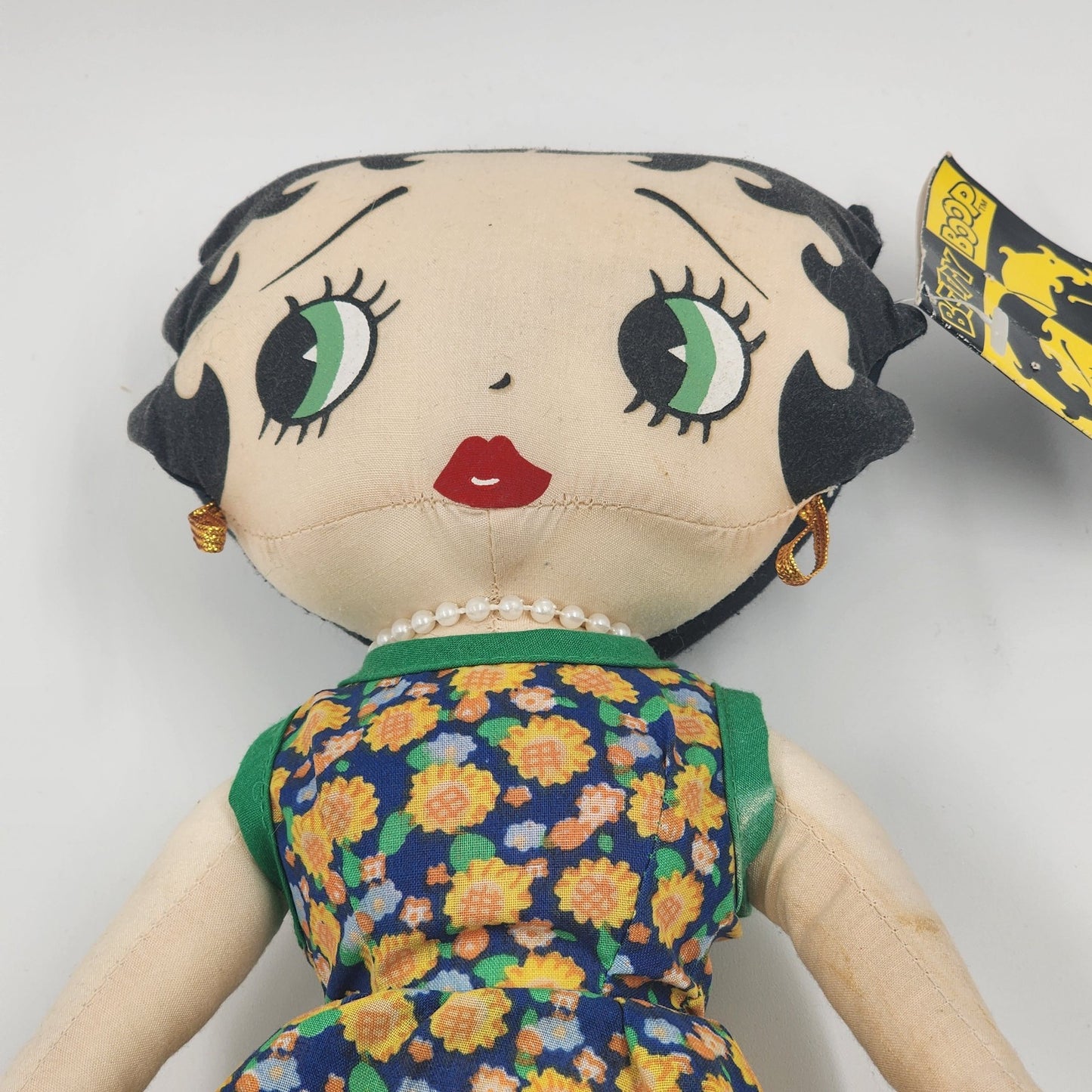 Betty Boop Collectible Plush Doll Peace Lovin Betty 16" Kelly Toy 1999 NOS Vtg