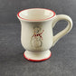 Williams Sonoma Snowman Chef Hot Cocoa Mugs Coffee  Cups Holiday Christmas 4 pc