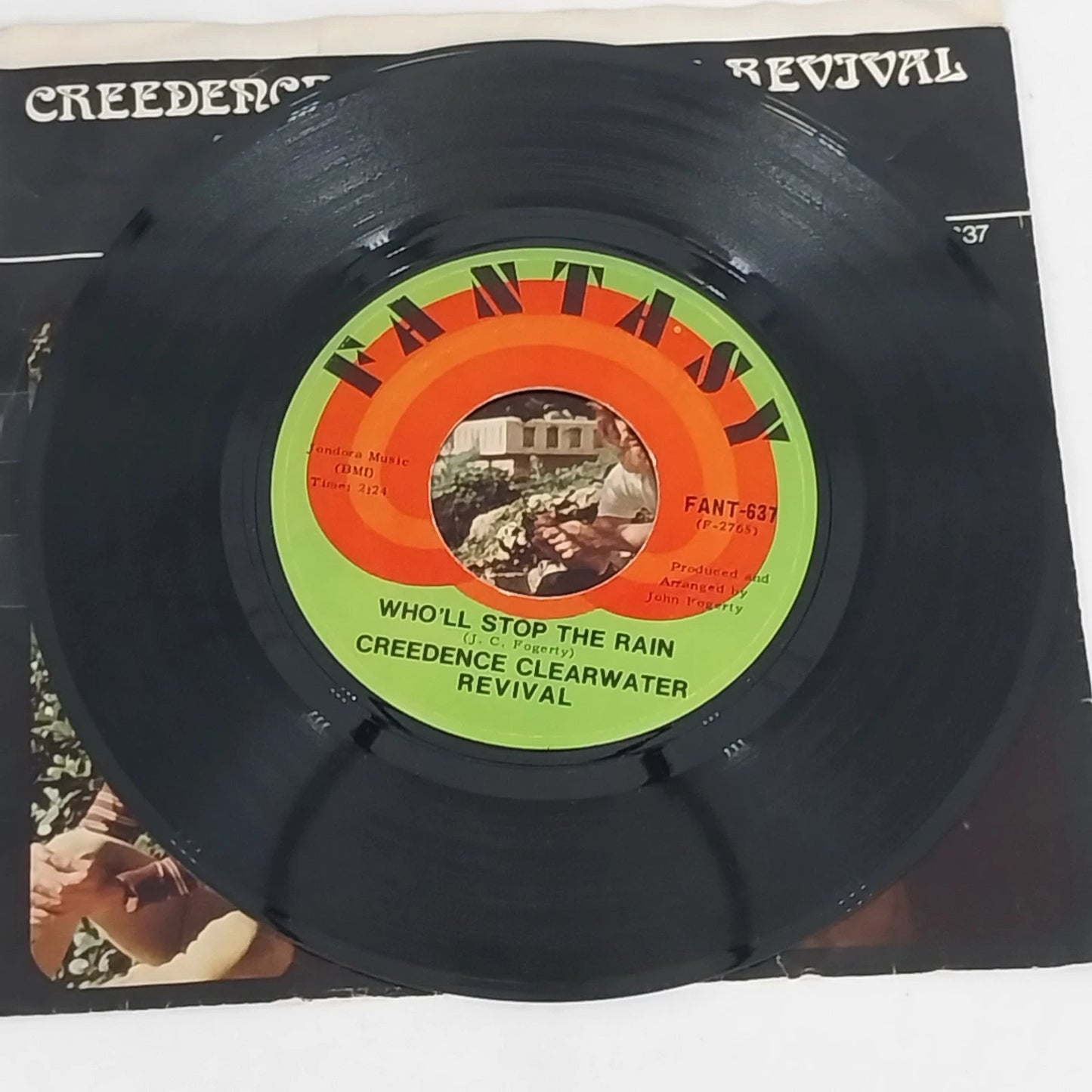 CCR Travelin Band 45 RPM Vinyl Who’ll Stop The Rain 1970