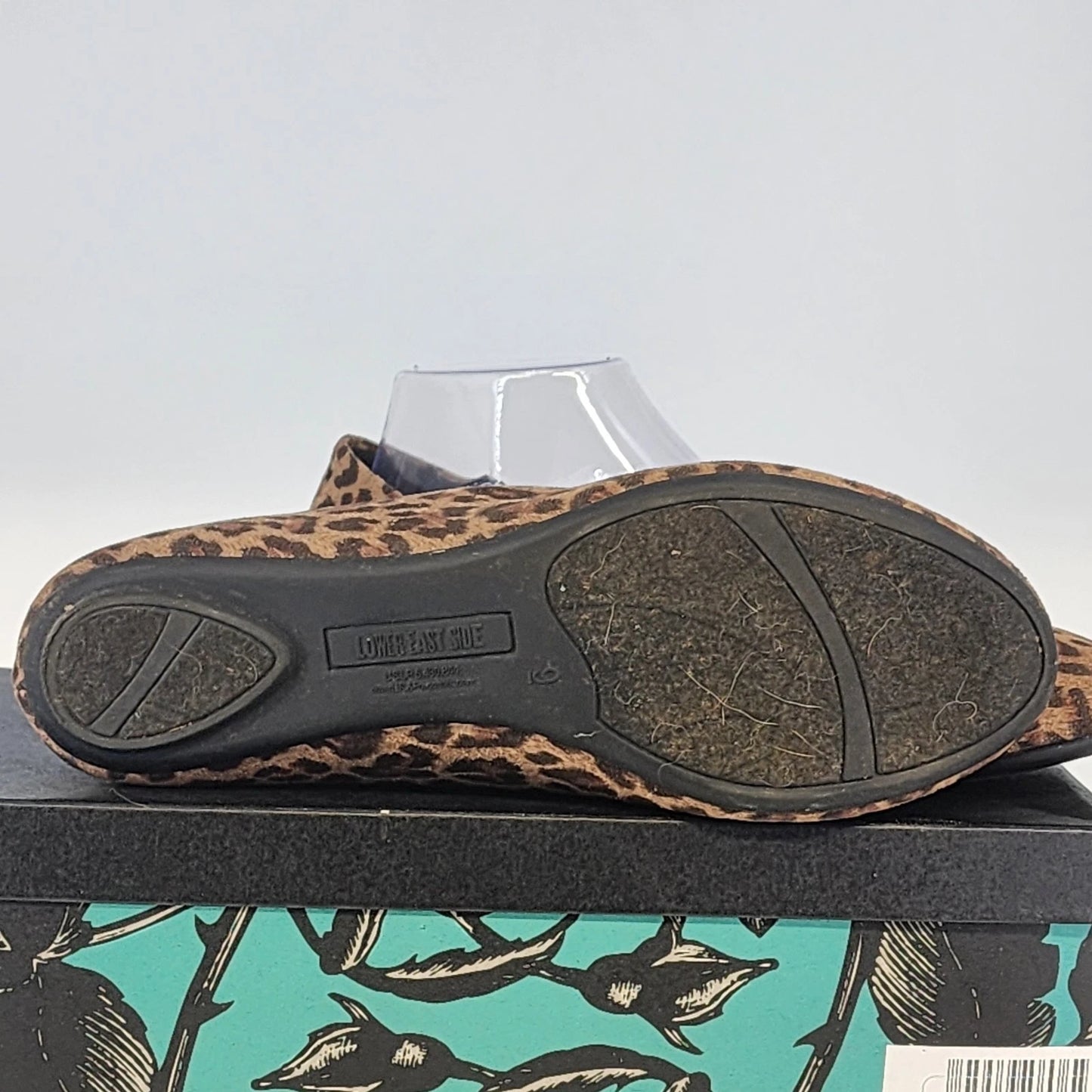 Lower East Side Leopard Print Loafers Women 9 Slip On Animal Print Flats Shoes