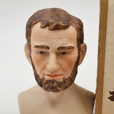 Abraham Lincoln Doll Kit by Yield House Inc Head Arms Legs Body Fabric & Pattern