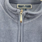 Skechers Go Walk Everywhere Women's Jacket Large Gray Ribbed Full Zip Pockets