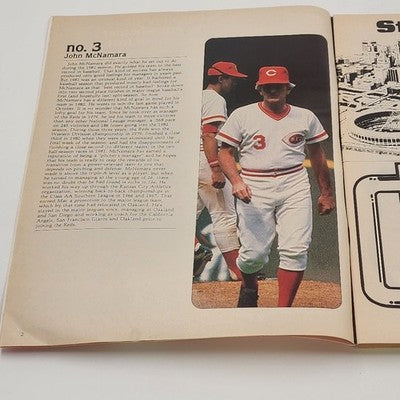Cincinnati Reds 1982 Scorebook vs Atlanta Mario Soto Star on the Rise Scored Vtg