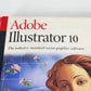 Adobe Illustrator 10 PC Windows Vintage Software Big Box Serial Number Manual