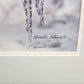 Russell Cobane Nature's Jewel Cardinal in Snow Art Print Framed 20" x 24" Signed
