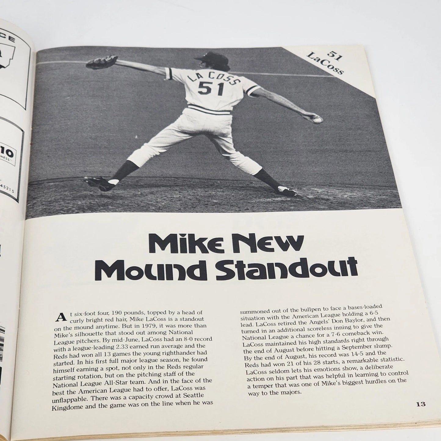 Cincinnati Reds 1980 Yearbook MLB Vintage Baseball Magazine Collectible