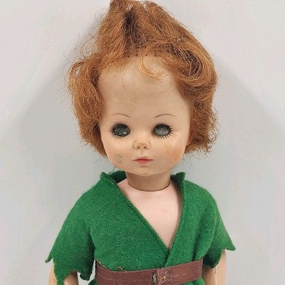 Madame Alexander Walt Disney's Peter Pan Doll 14" Peter Pan Series Vintage 1969