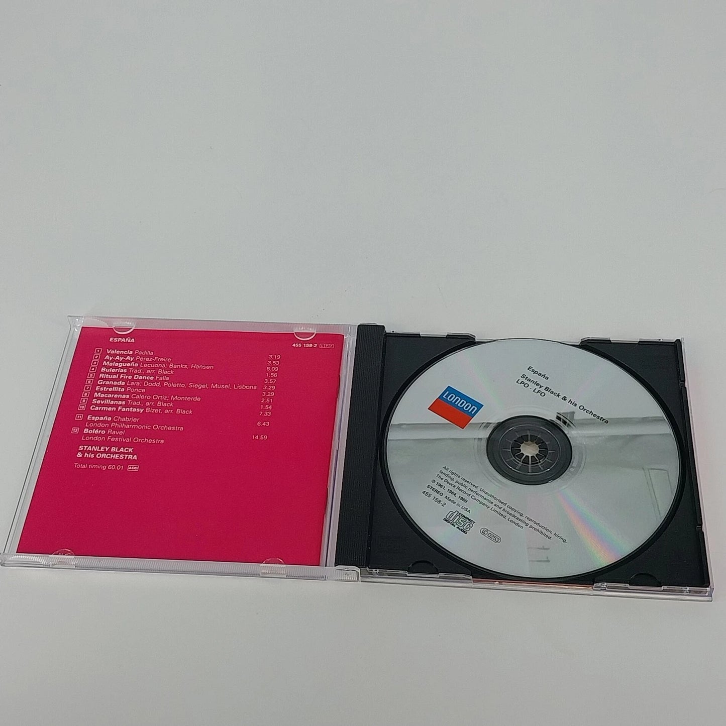 Stanley Black & His Orchestra España Phase 4 Stereo CD 1997 London Decca Classic