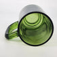 Finlandia Avocado Green Glass Mugs Set of 3 Anchor Hocking D Handles 12 oz 5.5"h