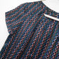 Talbots Petites Geometric Zigzag Blouse Womens 6P Multicolor Top
