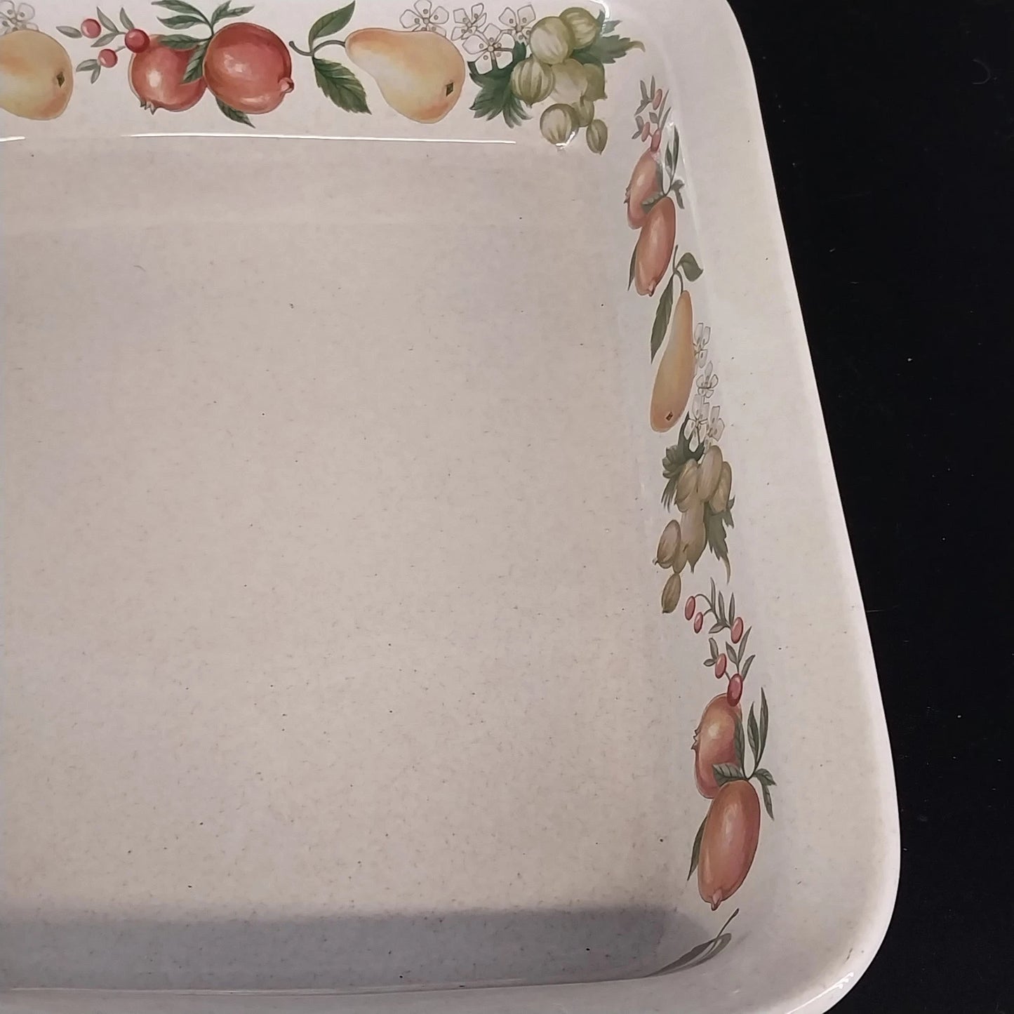 Wedgwood Quince Rectangular Baker 10” Oven to Table Fruit Ring England Vintage