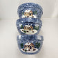 3 Nesting Mixing Bowls Winter Scene Holly Mountain Lodge Cook's Bazaar Gourmet