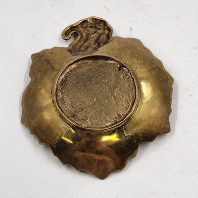 Brass Leaf Tray Trinket Dish The Vine 380 Colonial Virginia Hampton VA Korea