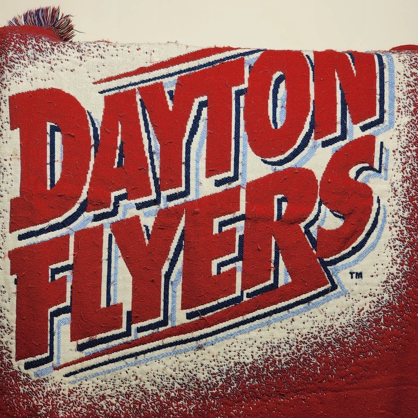 University of Dayton Flyers Throw Blanket Thick Acrylic USA Made