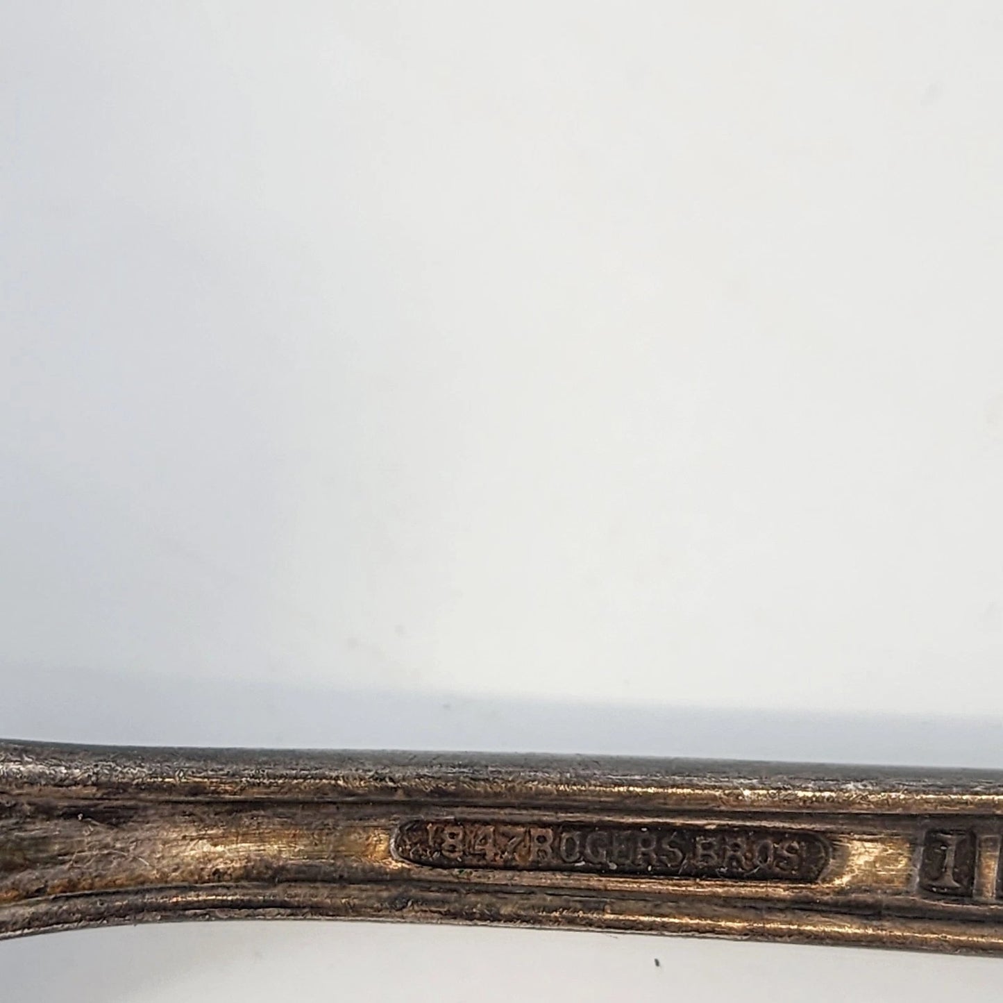 1847 Roger Bros First Love International Silverplate Cold Meat Serving Fork 1937