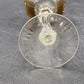 4 Bohemian Cordial Glasses Crystal Cut-to-Clear Wine Hocks 8.75" Multi-Color