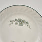 Corelle Callaway Floral Green Ivy Salad Plate Corning Ware Swirl Edge 7.25" USA