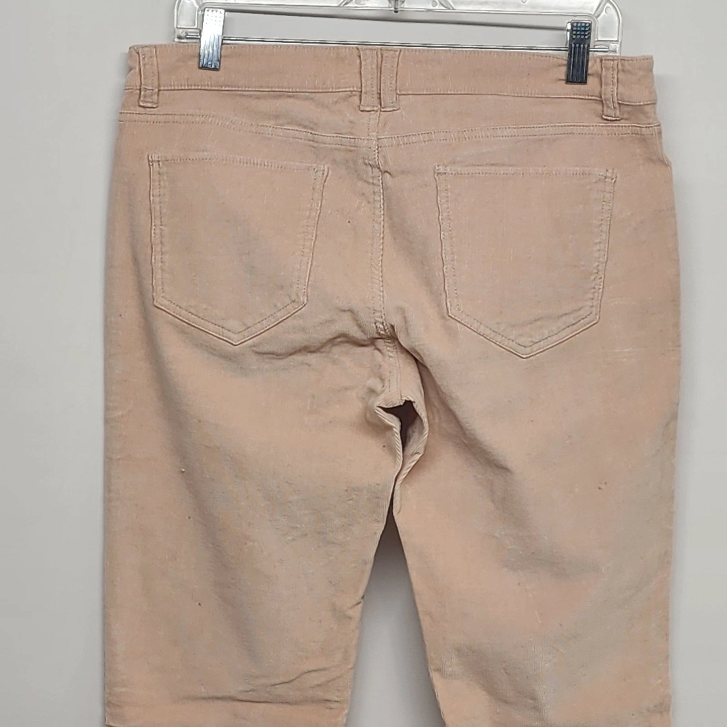 Tan Corduroy Jeans New York & Company Size 10 Straight Leg Salmon Pant Classic