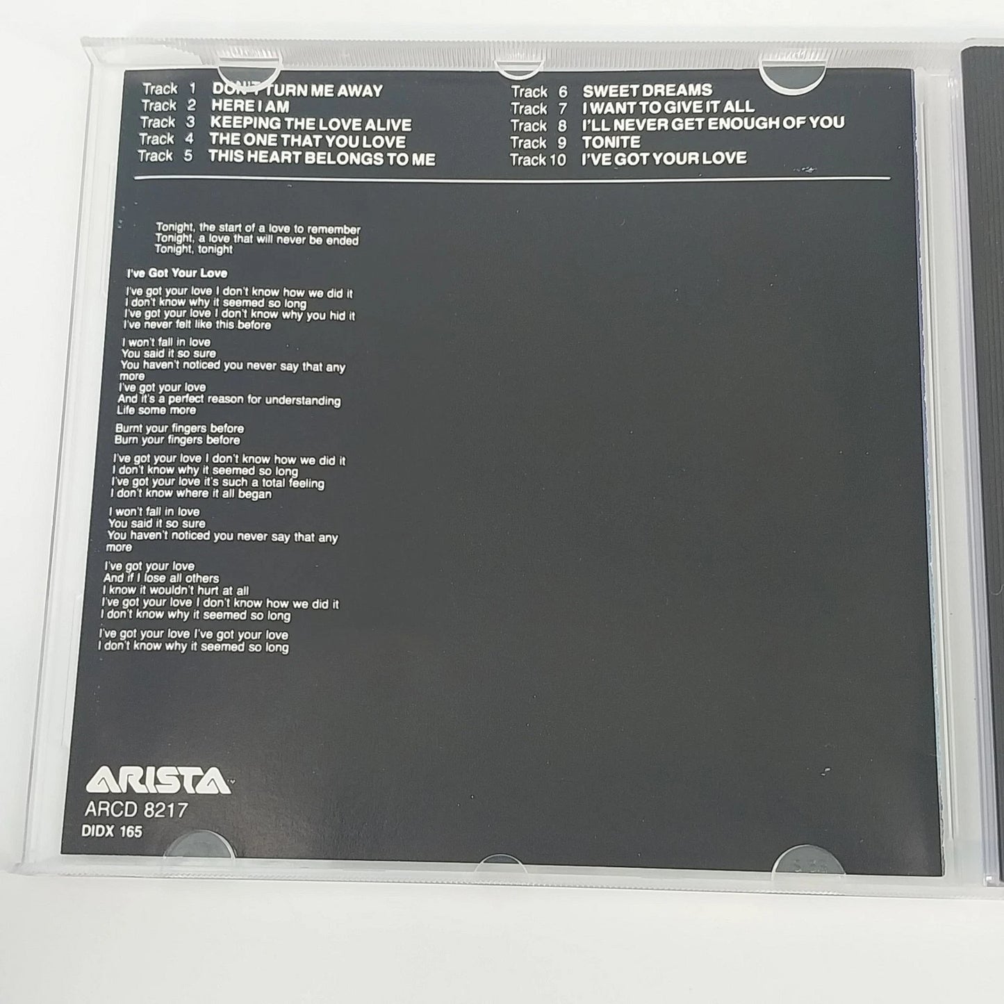 Air Supply The One That You Love CD 1981 Arista Records Soft Rock Pop Japan
