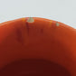 Native American Navajo Hand Made Basic Vase Orange Glazed 3½" Tall Sallisaw OK