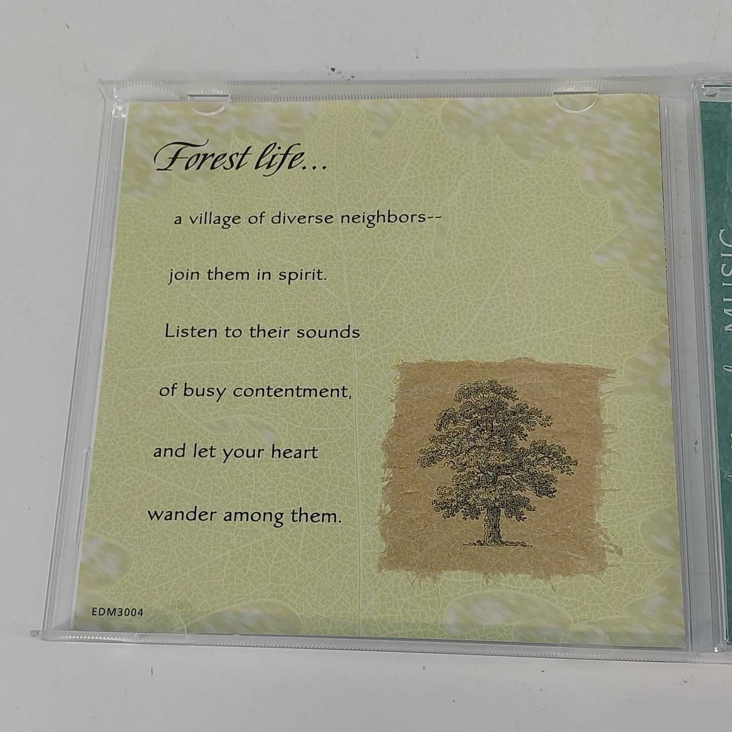 Hallmark Quiet Forest Peaceful Music Woodland Sounds CD Narada Instrumental 1997