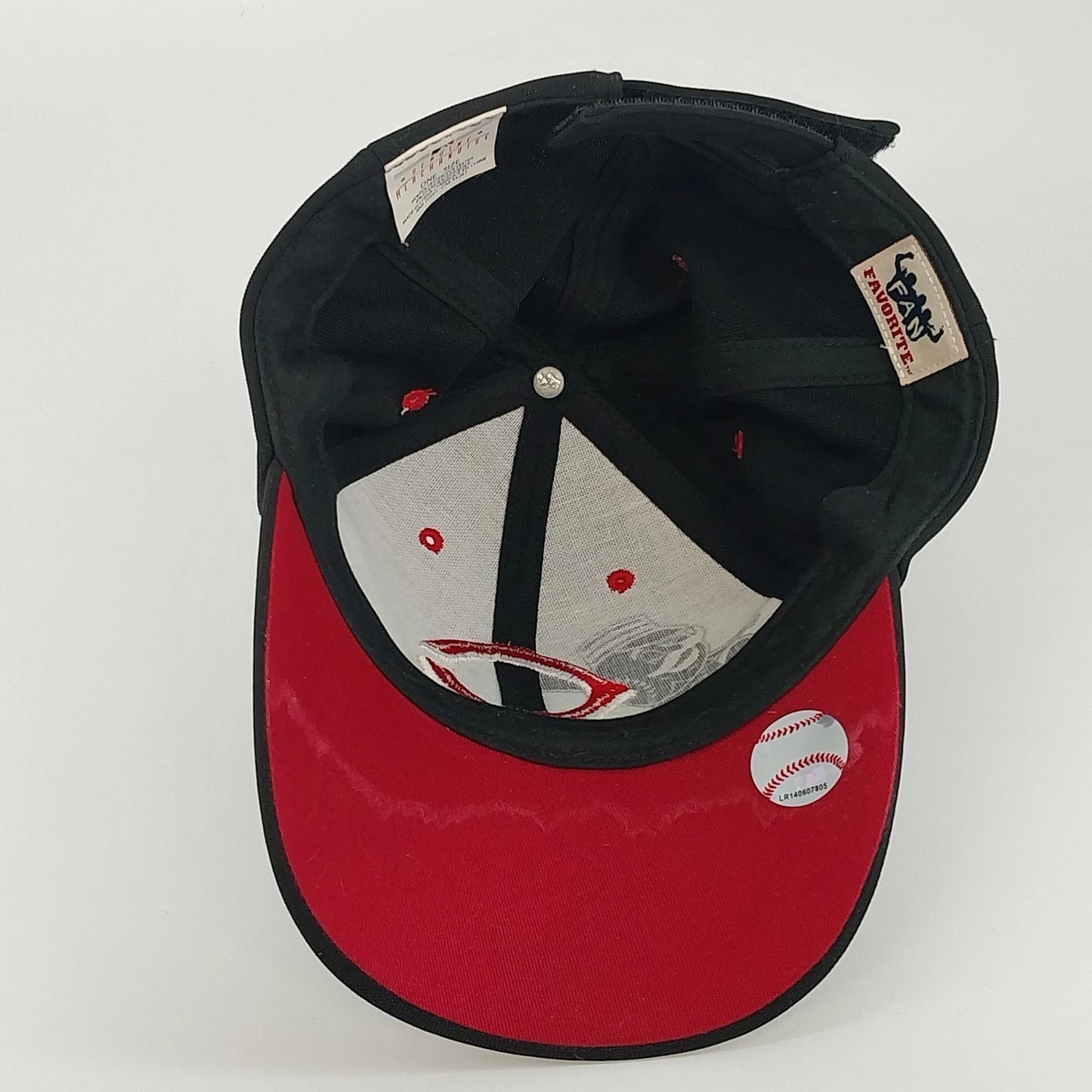 Cincinnati Reds Mr Redlegs Hat Black Adjustable MLB Fan Favorite Cap Adjustable