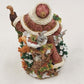 Fitz and Floyd Snowy Santa Woods Music Figurine 19/1239 Original Box Christmas