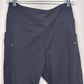 Women Gradual Sportswear Black Jogger Pants XXL High Elastic Waist Pockets 32x29