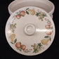 Wedgwood Quince Covered Casserole Dish 1.5 Qt w Lid Oven to Table Fruits England