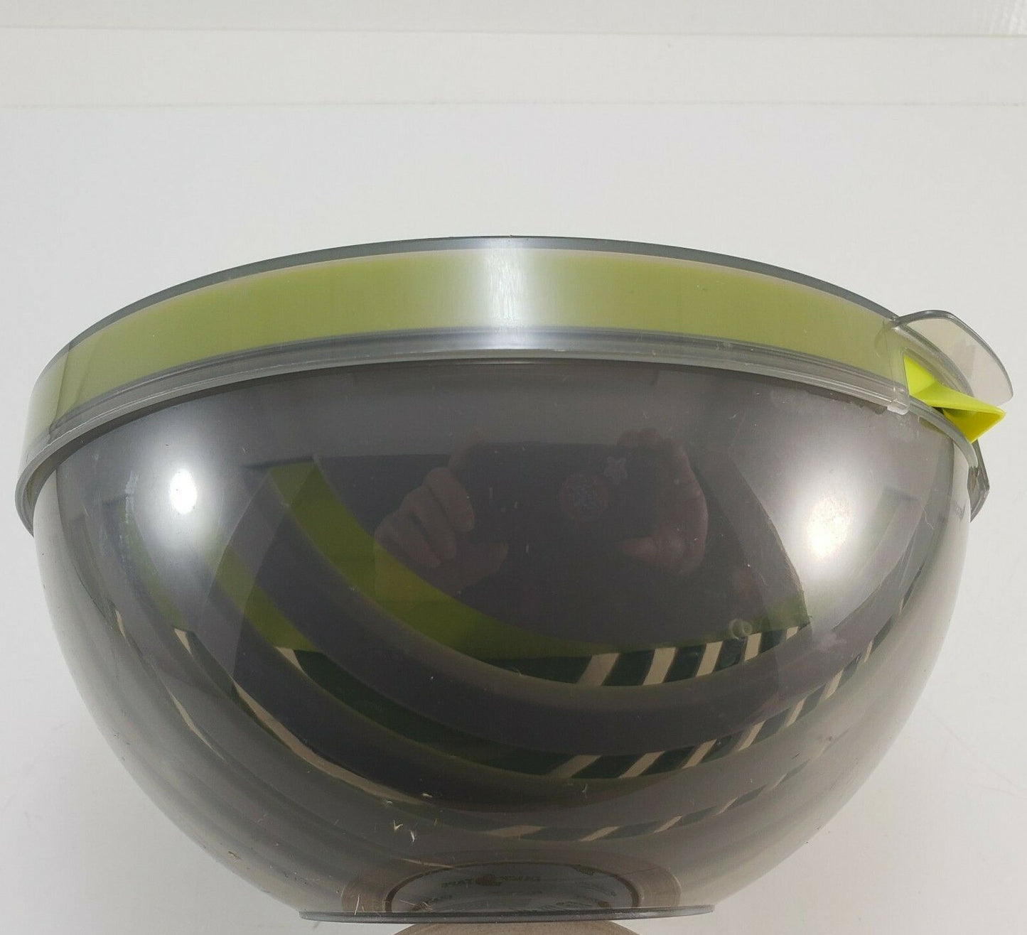 Pampered Chef Salad Cutting Bowl Set 100086 Green Lunch Prep Serve with Dressing