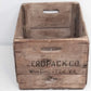 Zeropack Wooden Crate Winchester VA Advertising Storage Box Vintage 18x15x12