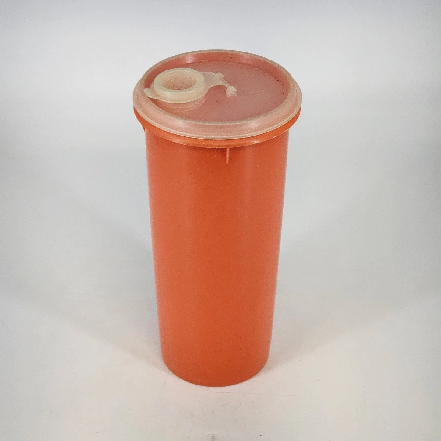 Tupperware 32oz Orange Drink Container 262 3 Flip Top Lid 603 1