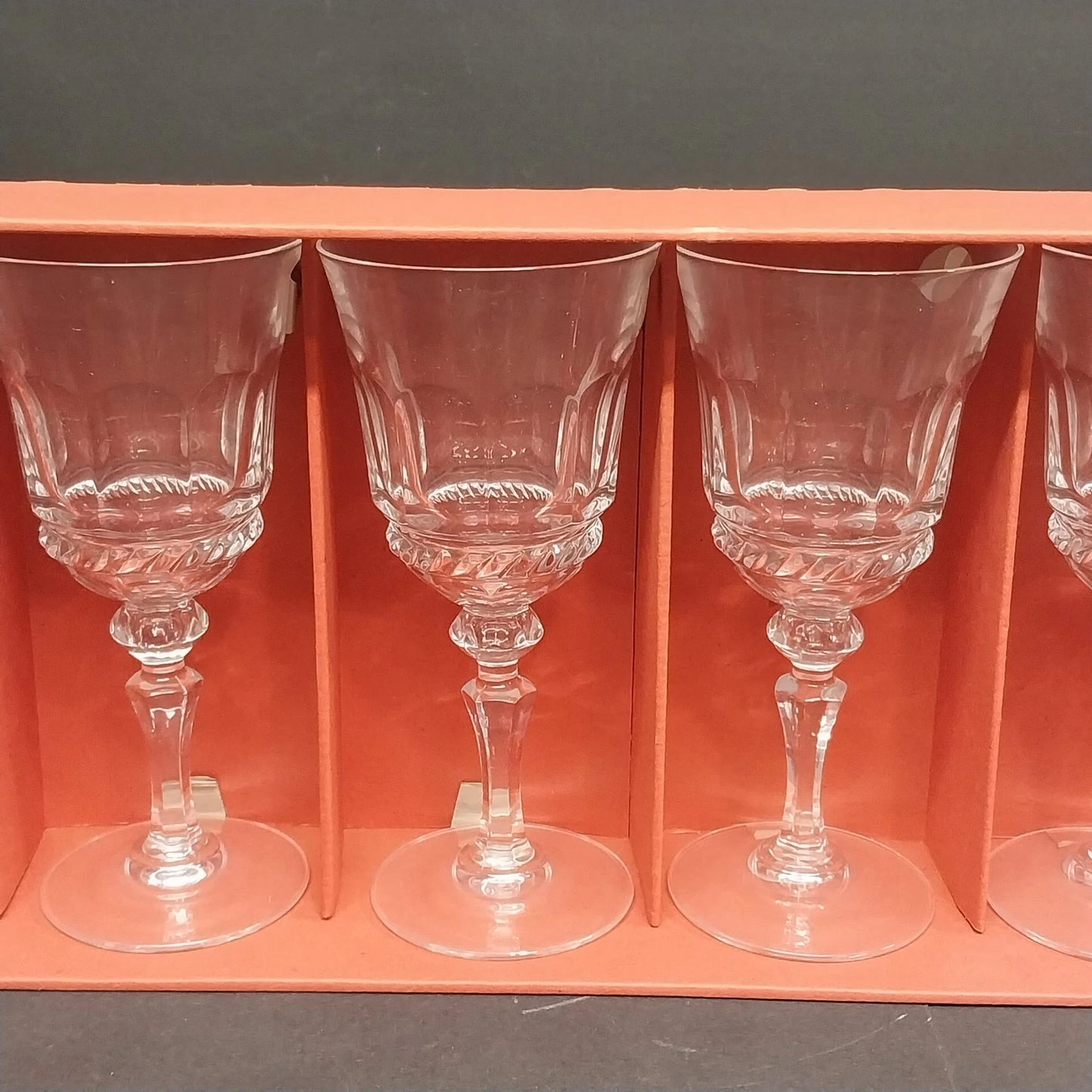 Cristal D'Arques Chantilly 25 cl Wine Glasses Set of 6 Original Box Arc France