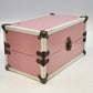 Pink Cass Toy Doll Trunk Wardrobe Case Clothes Accessories Storage 12" Vintage