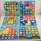 Color Matching Pegboard Preschool Toy w/ 10 Cards Educational Kids Girls Boys
