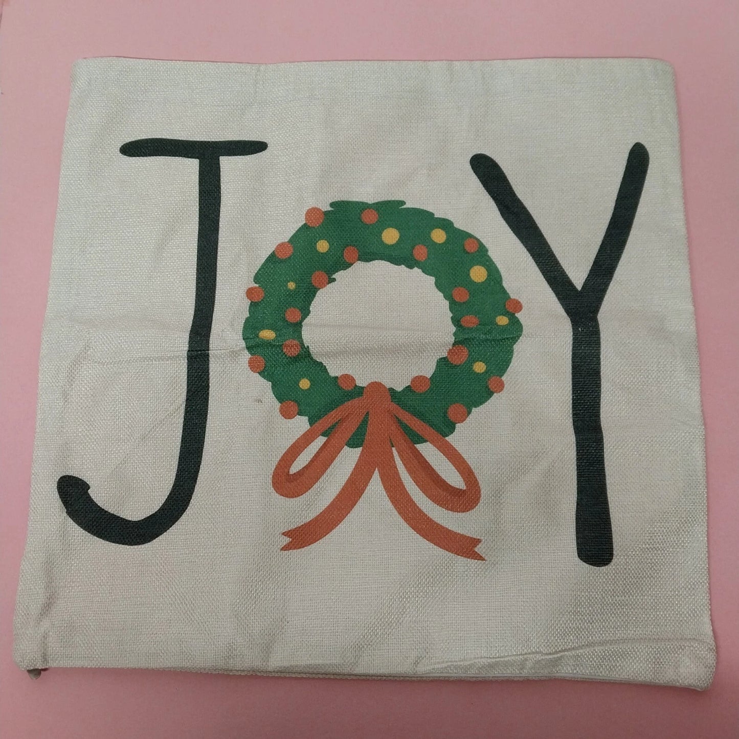 4 Pc Christmas Pillow Covers 18"x18" Holiday Cushion Covers Festive Home Décor