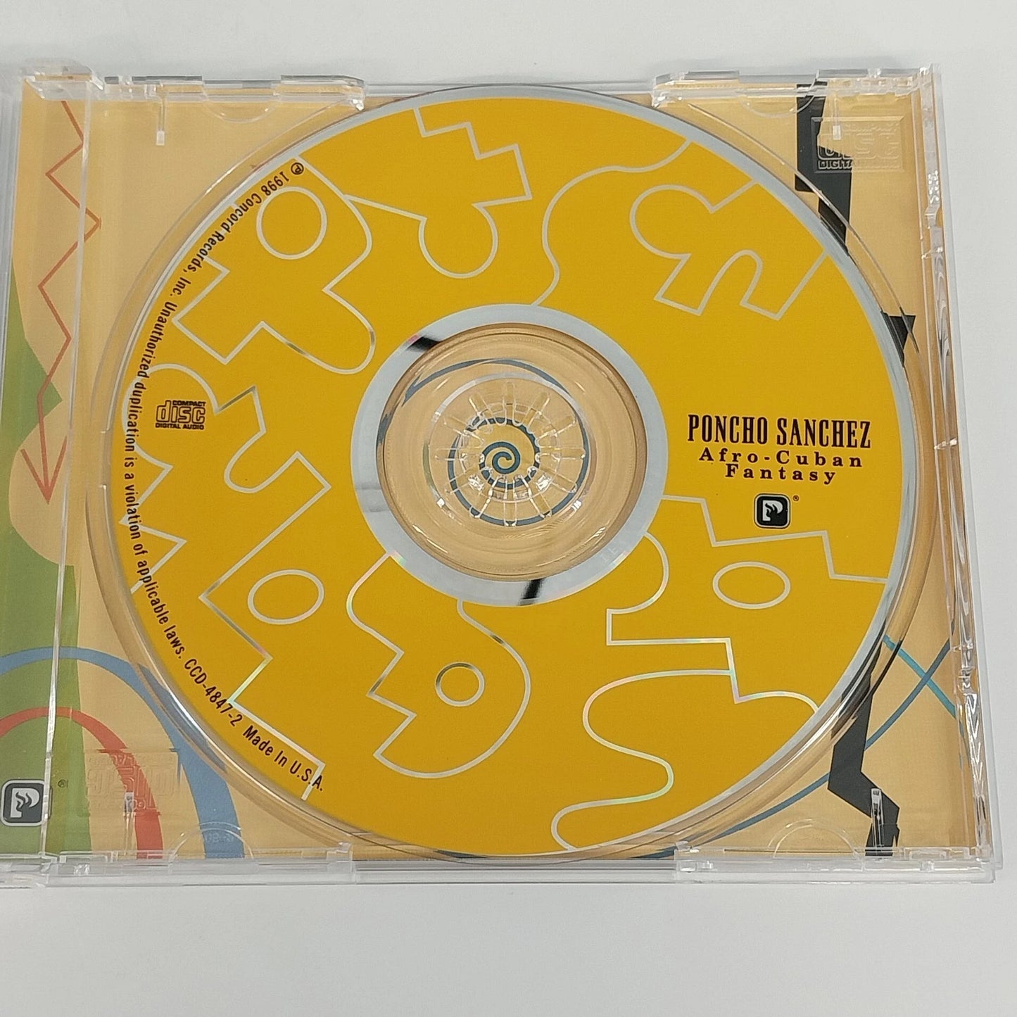 Poncho Sanchez Afro-Cuban Fantasy CD 1992 Dianne Reeves Concord Latin Jazz USA
