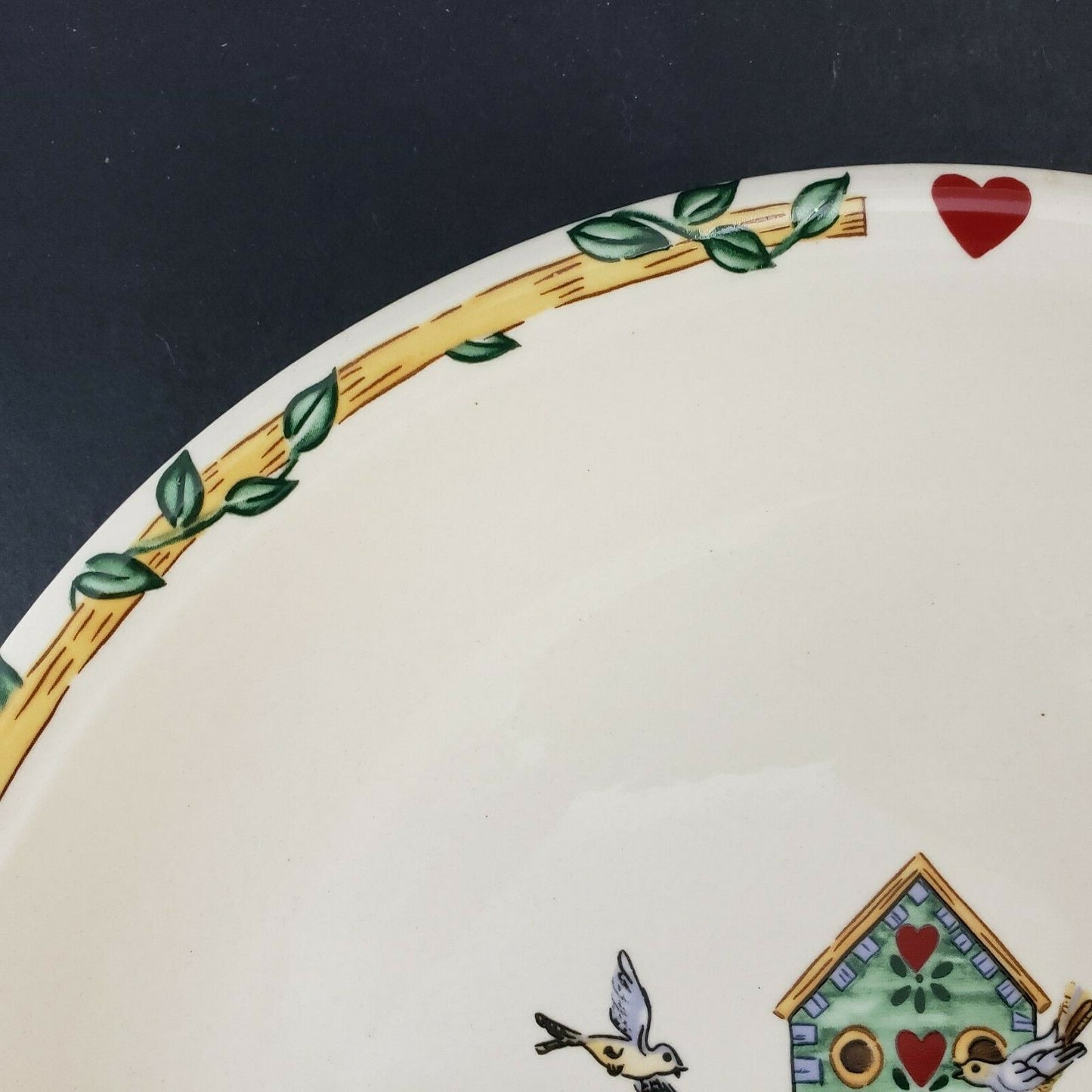 2 piece Serving Set Thomson Pottery Birdhouse Round Chop Platter 9" Bowl NEW NIB