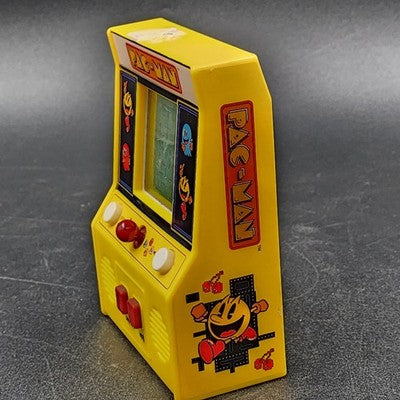 PAC-MAN Bandai Hand-Held Yellow Video Game 09521 Namco Tested Works 2"x4"