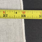 White Long Tablecloth with Embroidery Diamond & Striped Line Design 102" x 58"