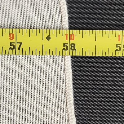 White Long Tablecloth with Embroidery Diamond & Striped Line Design 102" x 58"