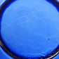 Vietri Murano Italy Cobalt Blue Art Glass Centerpiece Bowl 9.5" Footed Base Vtg