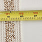 Wall Hanging Area Rug Christmas Pattern Fabric Panel Fringed Heavy Cloth 36"x20"