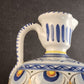 De La Cal Ceramic wine Pitcher Jug Pottery Barreira Puente 39 Signed 7" Folk Art