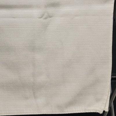 Tablecloth Linen in Off White Color with Ribbed Textured Fabric Square 50" x 50"