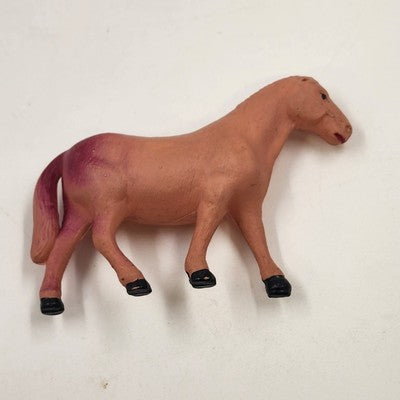 Lot of 7 Plastic Celluloid Blow Mold Animals Toy Figurines Vintage Japan 1950's