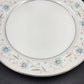 4 English Garden Dinner Plates Platinum Rim 1221 Fine China of Japan
