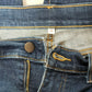 Levi's Women's Capri Jeans Size 28 Cuffed Dark Wash Denim Stretch 33" x 22"