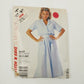 McCall's Craft 3508 Vtg Sewing Pattern 1988 Cut Misses Dress & Belt Size A 10-14