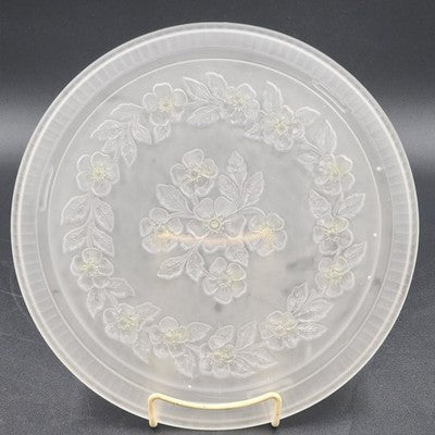 Sovereign House Cake Plate 11.5” Apple Blossom SVG1 Pattern Color Hues